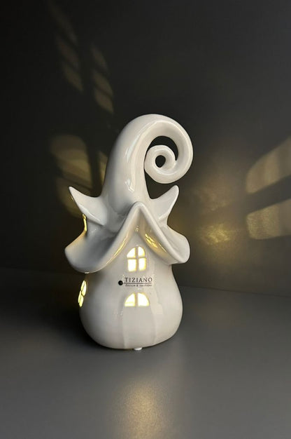Deko Haus Avalon LED creme-weiß