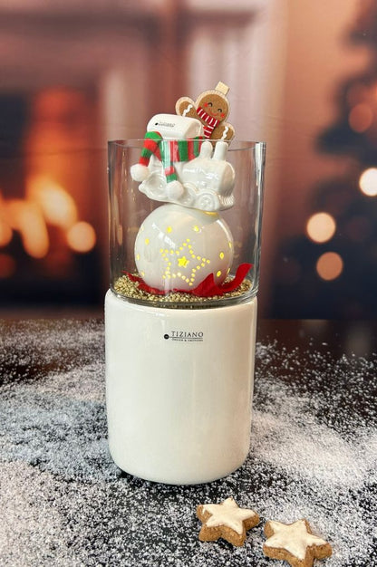 Dekoset Windlicht Bellagio mit Kugel Tazzola LED und Lukas