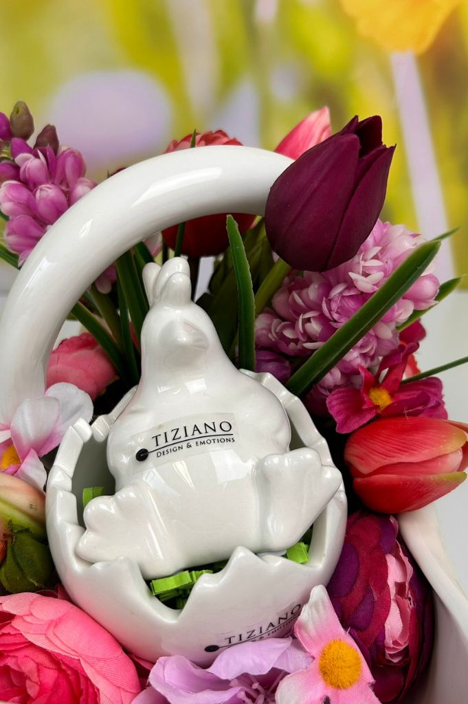 Dekoset Schale Bertani mit Huhn Edda