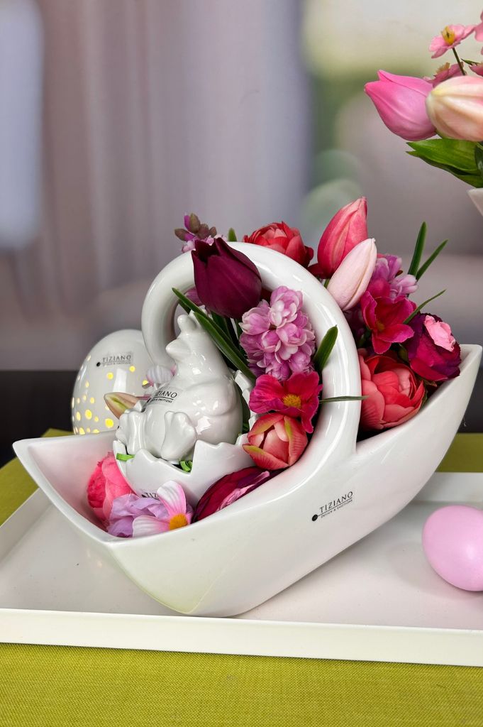 Dekoset Schale Bertani mit Huhn Edda