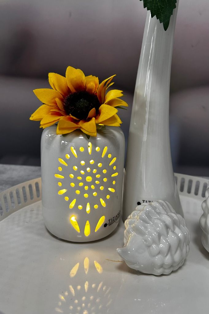 Dekoset Metallschale Canneto mit Vase Suri+Igel Max