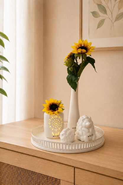 Dekoset Metallschale Canneto mit Vase Suri+Igel Max