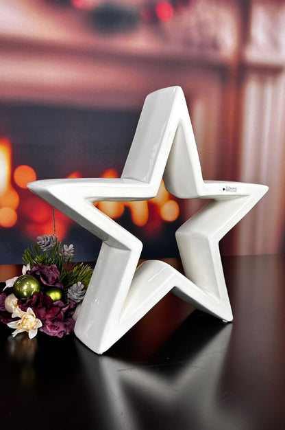 Dekostern Cascata XL creme-weiß