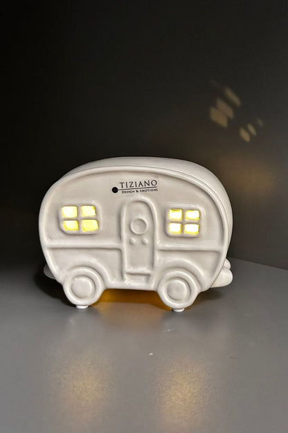 Wohnwagen Casina LED 13cm creme