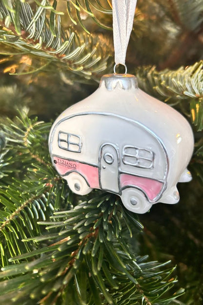 Deko Baumhänger Wohnwagen Caso 6cm dekoriert