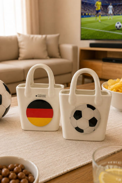 Pflanztasche Cesta creme-weiß
