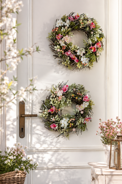 Deko Kranz Blumen+Weide