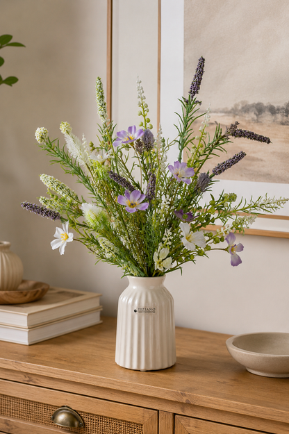 Deko Blumen Bündel lila