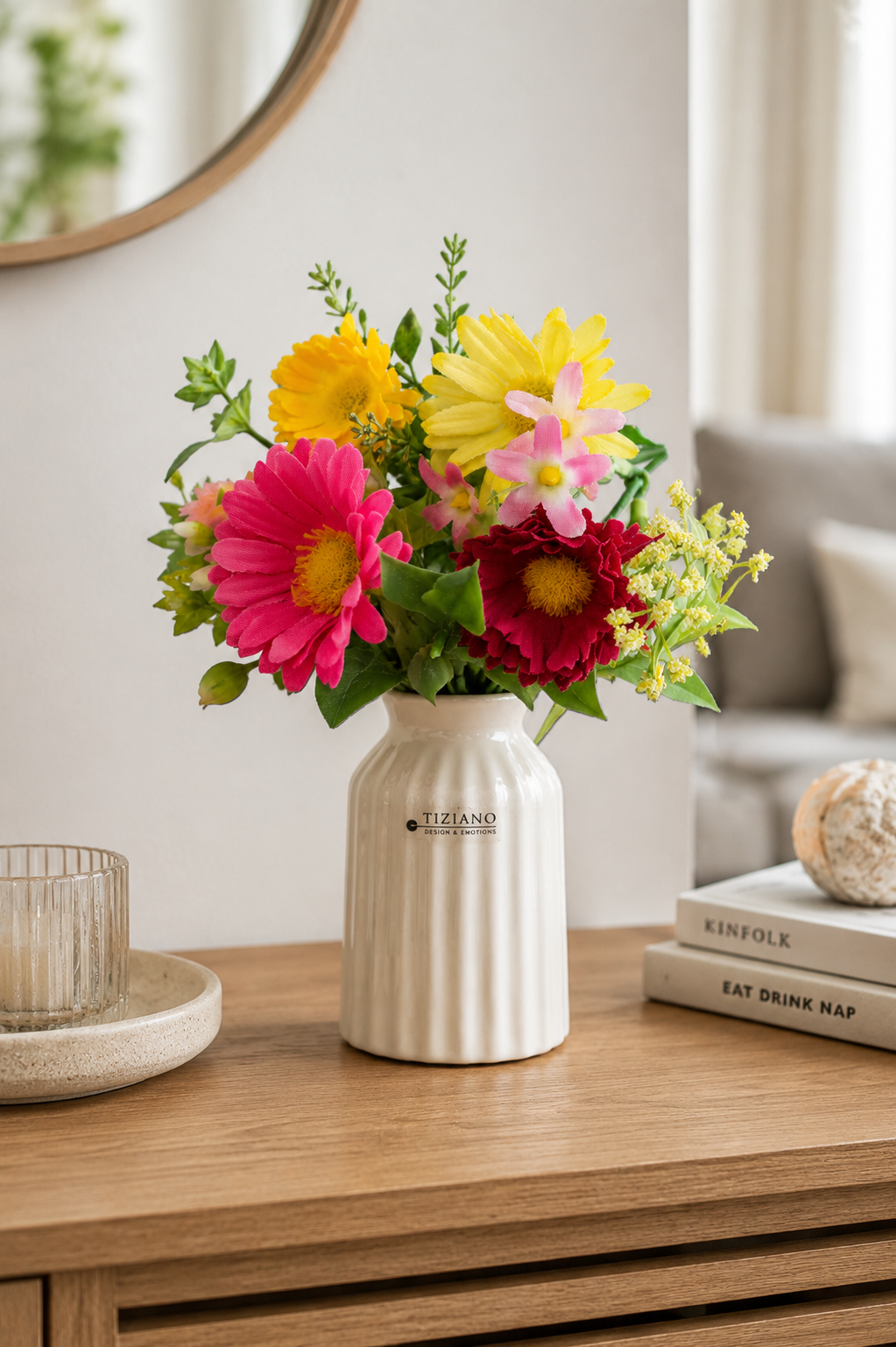 Tischdeko 18cm Blumenmeer