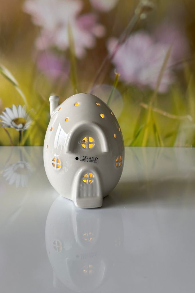 Egg Haus Cialla LED creme-weiß