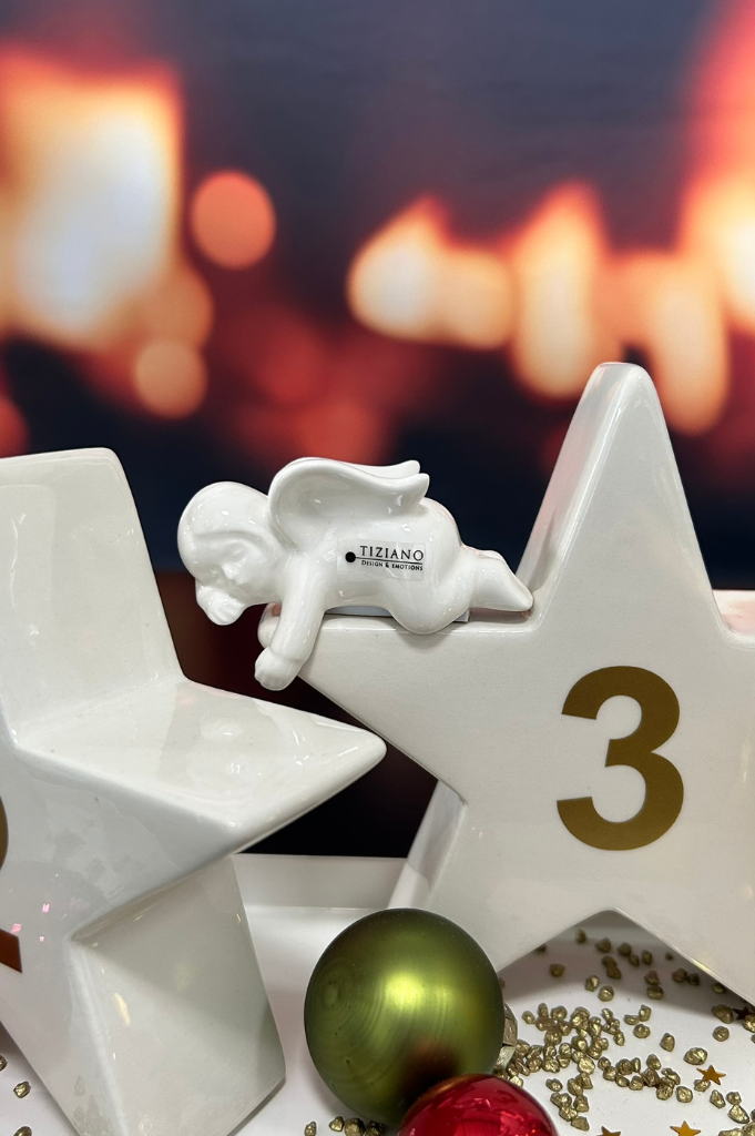 Dekoset Advent Metallschale Legri mit Stern Cometa+Laila