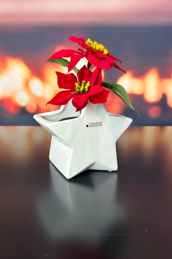 Kübel Cometa creme-weiß