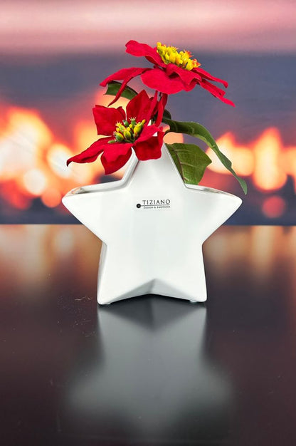 Kübel Cometa creme-weiß