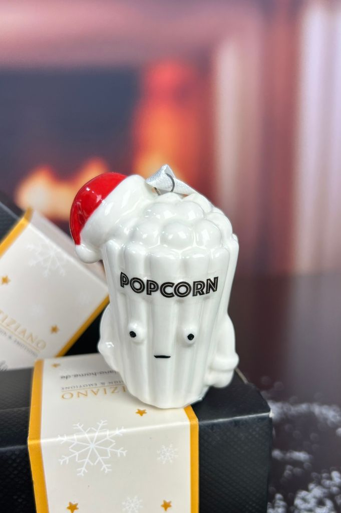 Deko Baumhänger Popcorn Corny 7cm dekoriert