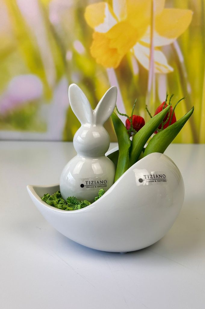 Dekoset Schale Porto mit Hase Damaso