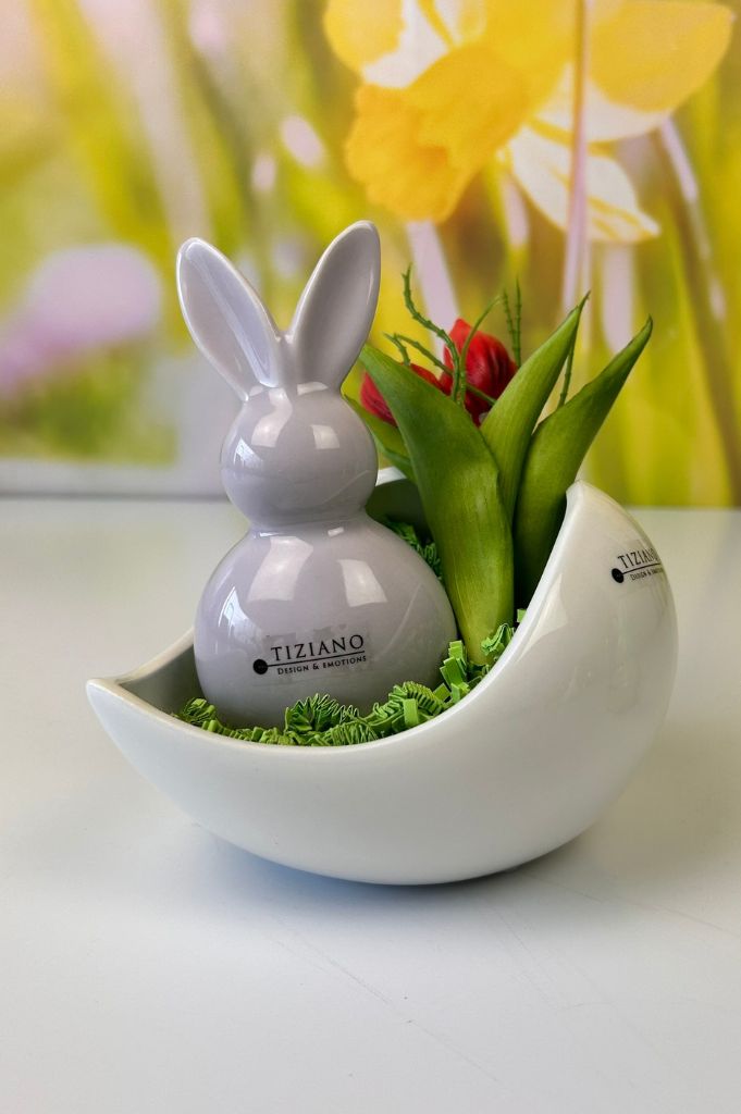 Dekoset Schale Porto mit Hase Damaso