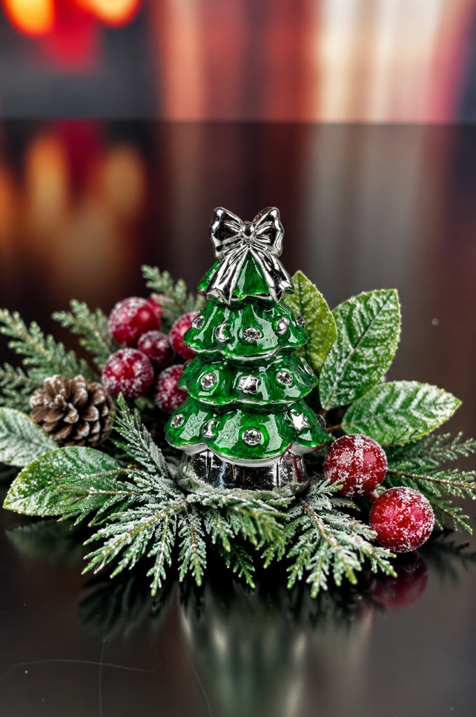 Deko Baum pearl farbig