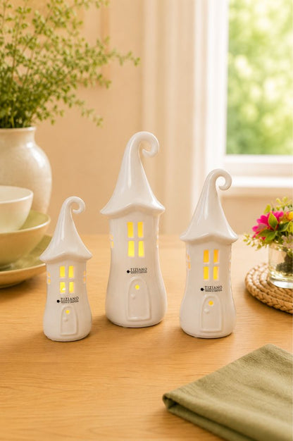 Lichhaus Malva LED creme-weiß