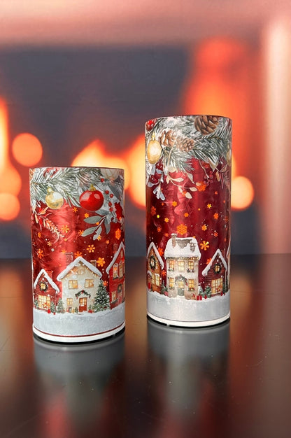 Deko Licht LED frosty rot