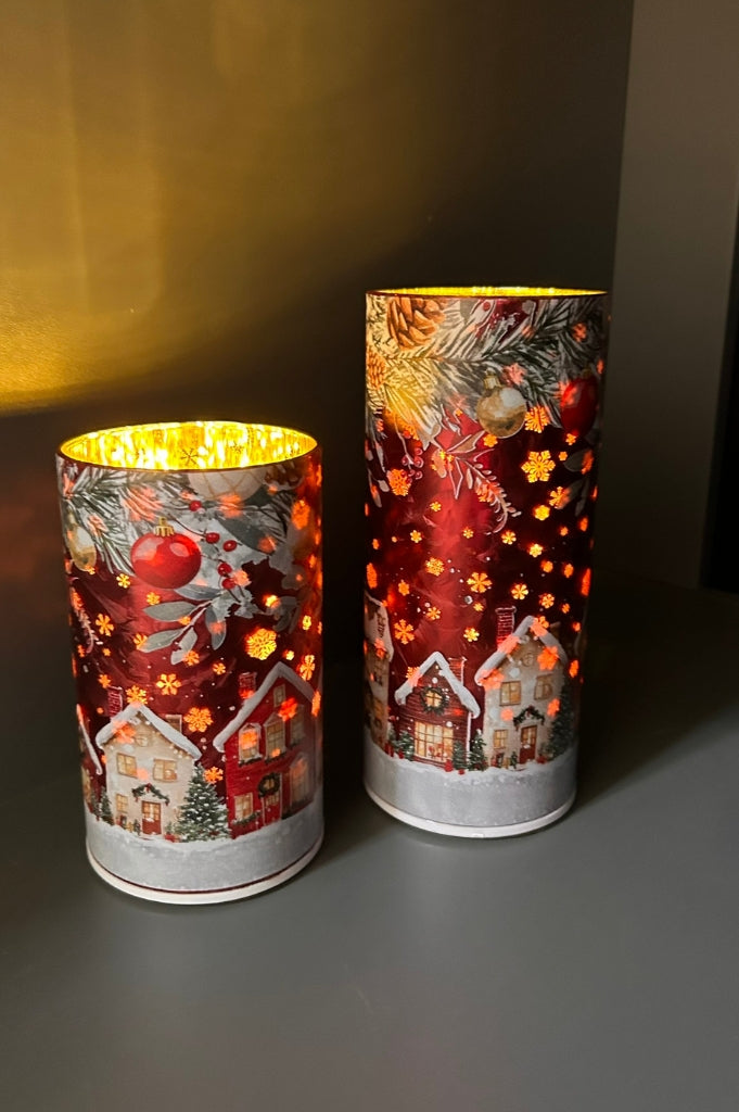 Deko Licht LED frosty rot