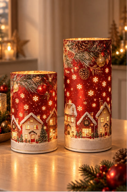 Deko Licht LED frosty rot
