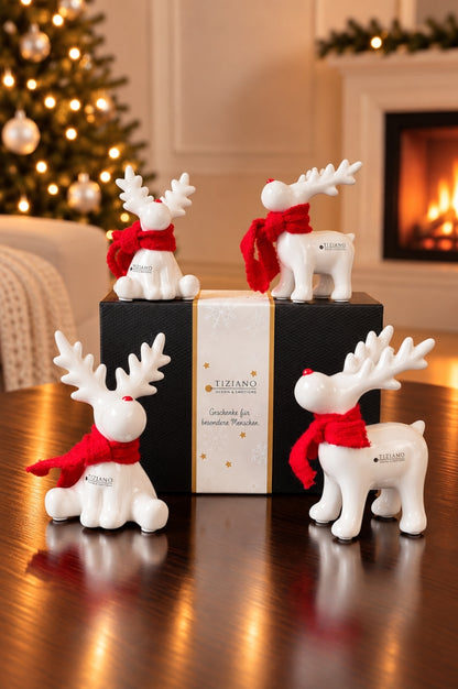 Deko Rentier Rudolph 2fach sortiert in Geschenkkarton