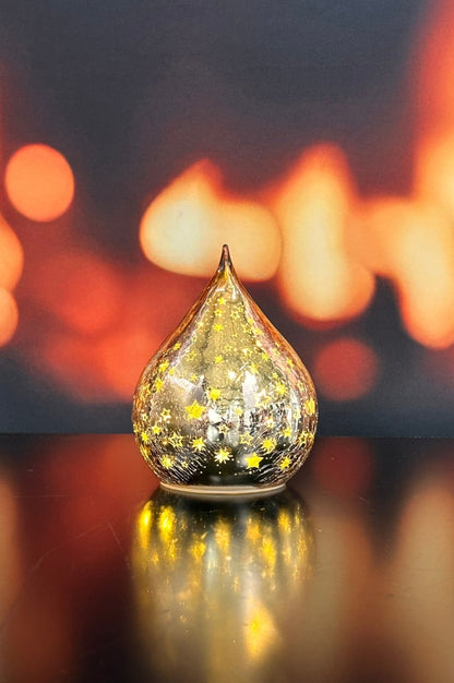 Deko Tropfen LED Sterne rose
