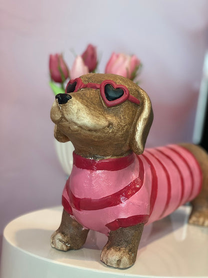 Deko Dackel Summertime 42cm dekoriert