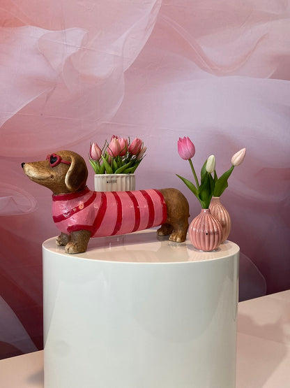 Deko Dackel Summertime 42cm dekoriert