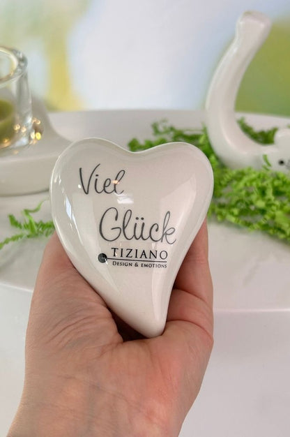 Geschenkbox Deko Hufeisen Fortuna+Giore+Herz Viel Glück