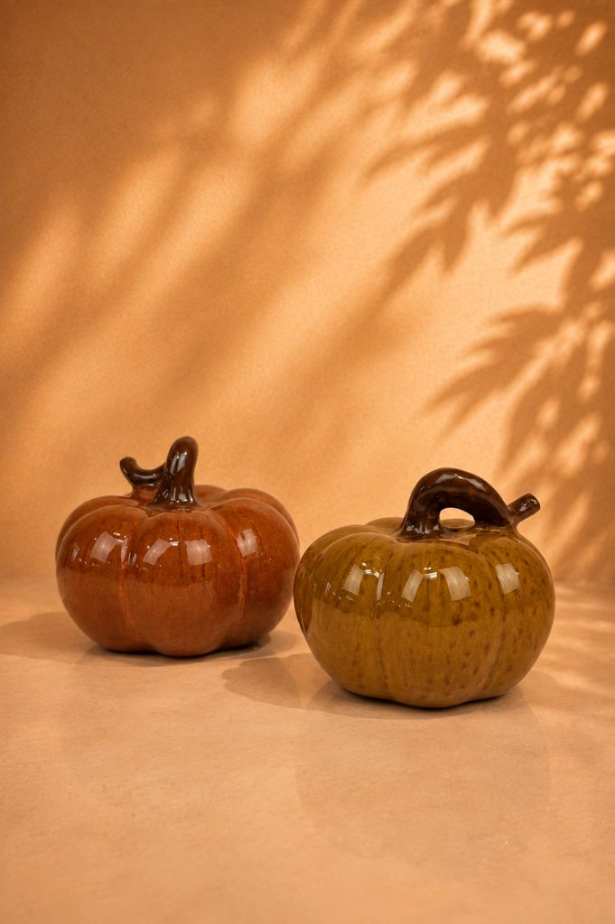 Deko Kürbis 11cm Herbstfarben