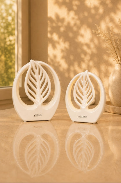 Dekoobjekt Denia LED creme-weiß