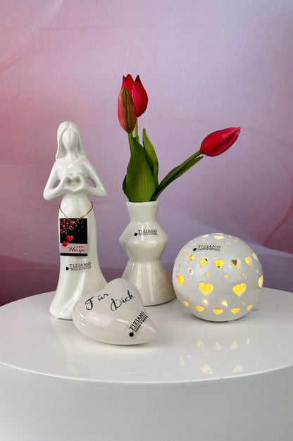 Dekoset Grazia mit Alegra und Vase Silandro