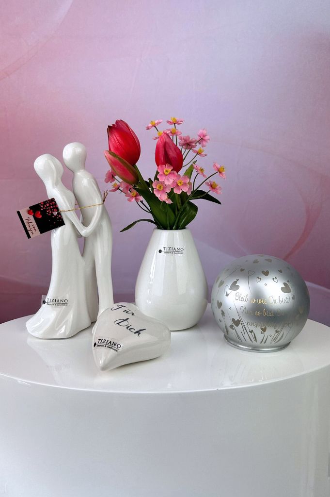 Dekoset Amorino mit LED Kugel Roviano