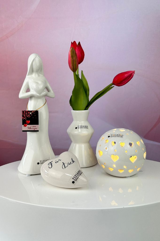 Dekoset Dekofigur Grazia mit Amore Herz Für Dich+Silandro