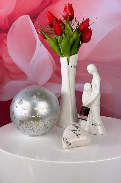 Dekoset Paar Serena Mutter+Tochter+LED Kugel Roviano