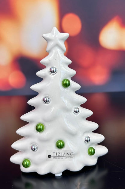 Dekoset Baum Baleno+Santa Gabriel+Rudolph grün
