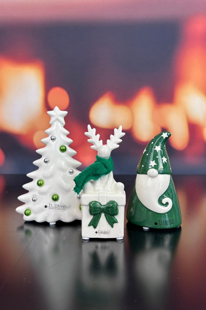 Dekoset Baum Baleno+Santa Gabriel+Rudolph grün