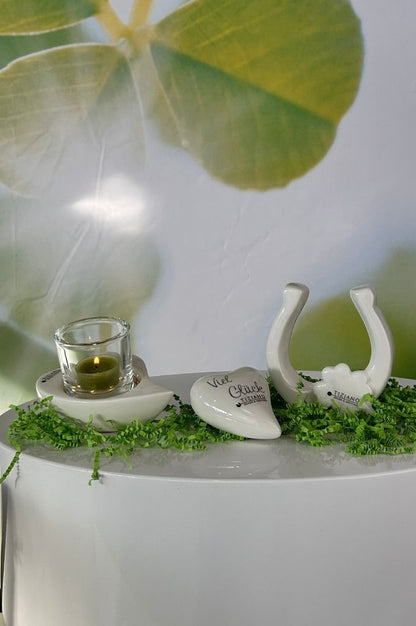 Geschenkbox Deko Hufeisen Fortuna+Giore+Herz Viel Glück