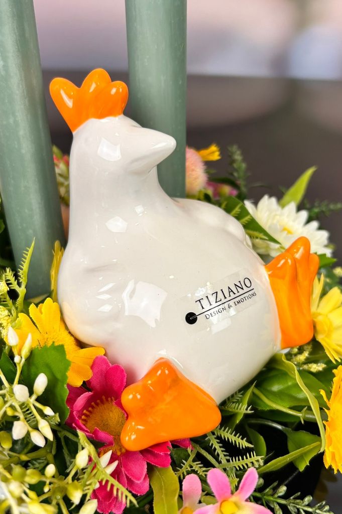 Dekoset Huhn Erna mit Felia LED