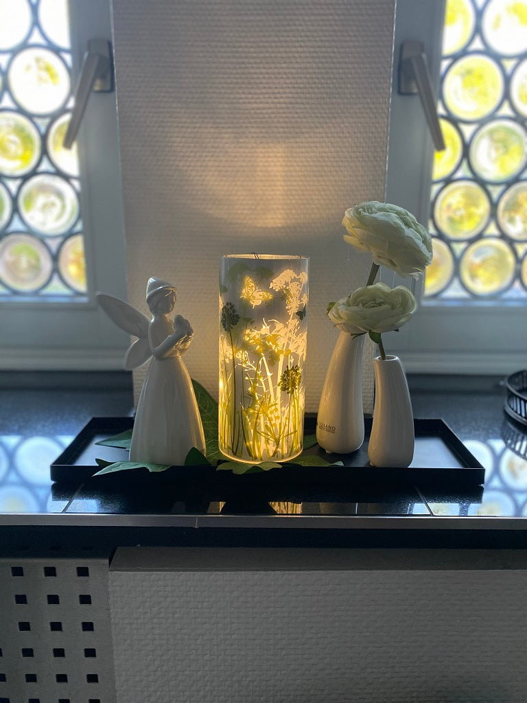 Dekoset Legri mit Fee Aria und LED Licht Aurora