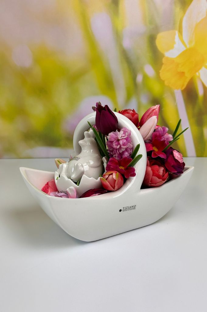 Dekoset Schale Bertani mit Huhn Edda