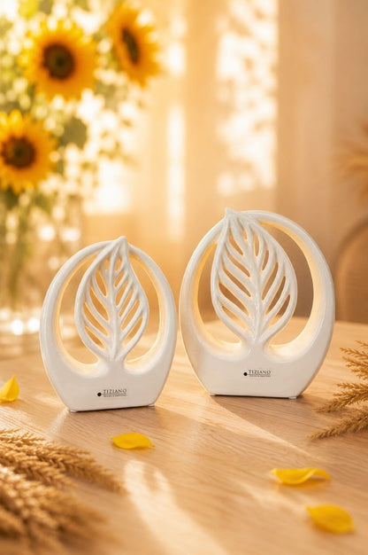 Dekoobjekt Denia LED creme-weiß