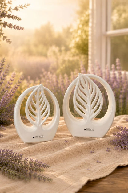 Dekoobjekt Denia LED creme-weiß