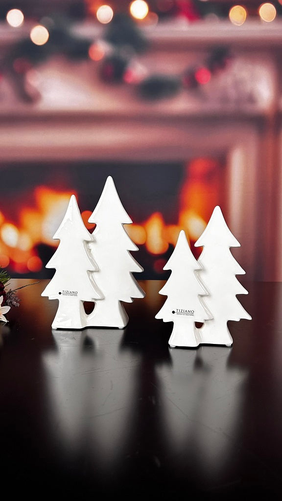 Doppelbaum Adelmo hoch creme-weiß