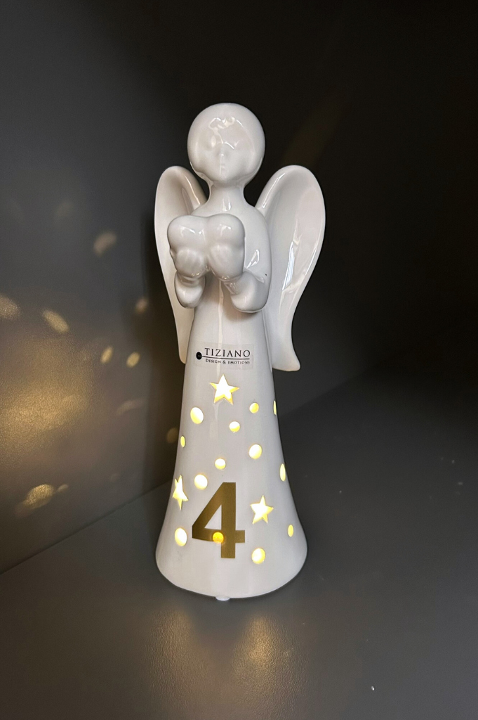 Dekoset Advent Metallschale Legri mit Stern Cometa+Laila