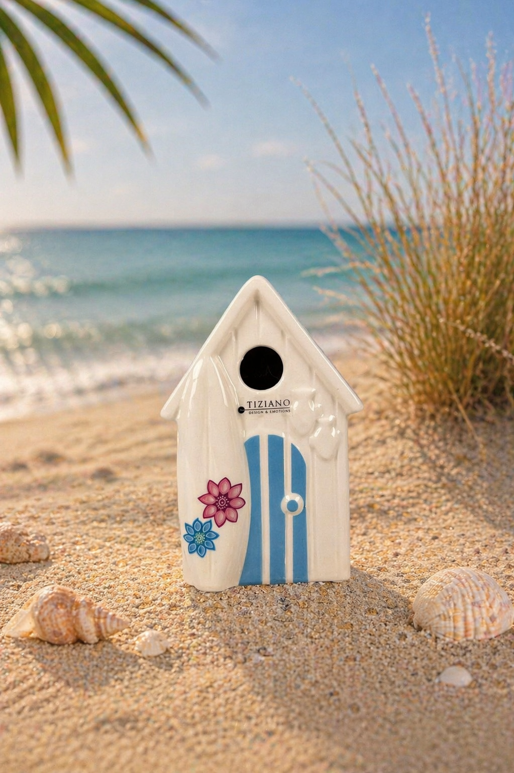 Beachhouse Fano 15cm creme-blau