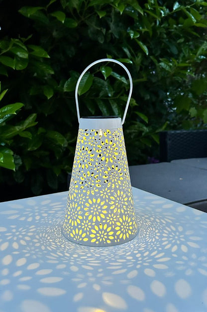Solar Metallicht Fiori grün oder creme-weiß