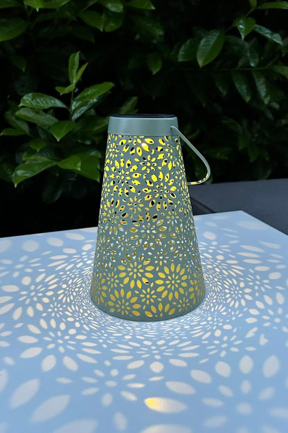 Solar Metallicht Fiori grün oder creme-weiß