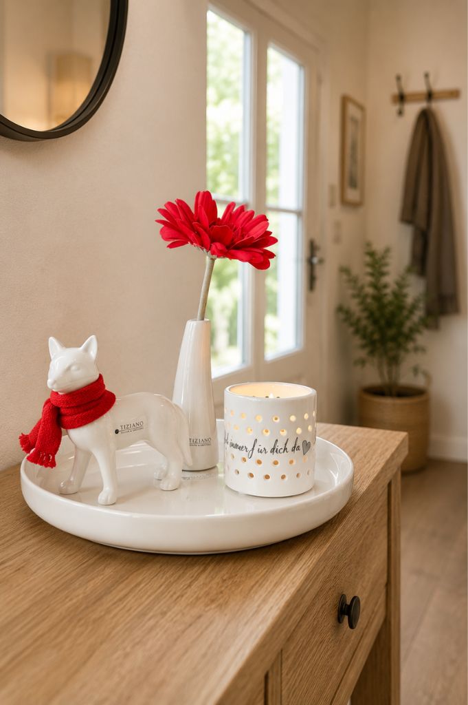 Dekoset Teller Pellano+Fuchs Marco+Vase Torano